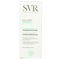 SVR SPIRIAL Creme Deodorante Antitranspirant Peaux Sensible 50ml