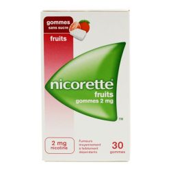 Nicorette 2Mg S/S Fruit Gom 30