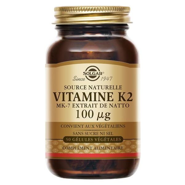 Solgar Vit K2 100Μg Gelul Veg 50