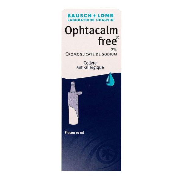 Ophtacalmfree 2 % collyre fl 10ml /1