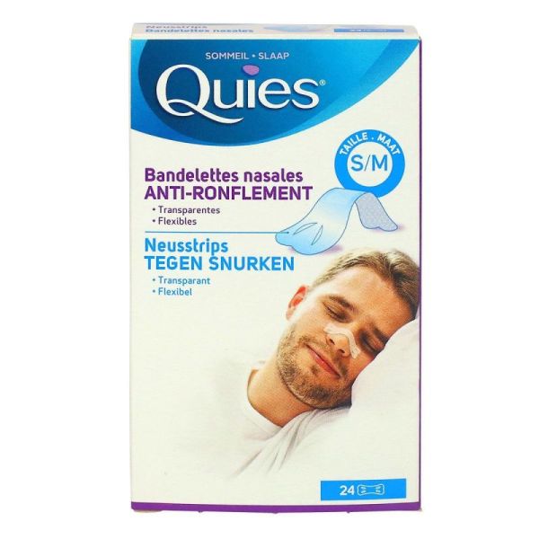 Quies Antironflement Bandelette Nasale S/m 24