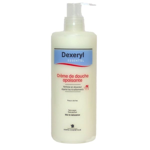 Dexeryl Essentiel Creme Lavante Pour Peaux Seches Flacon Pompe Translucide 500ml