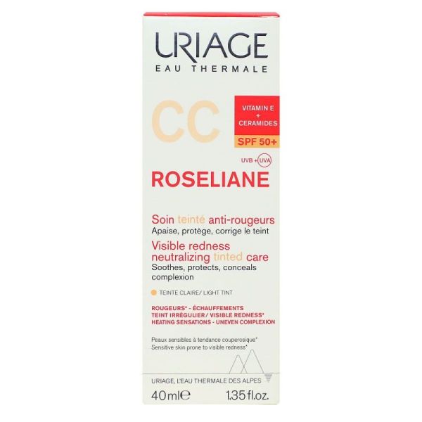 Uriage Roseliane Cc Cream Spf50 Creme Teintee 40ml
