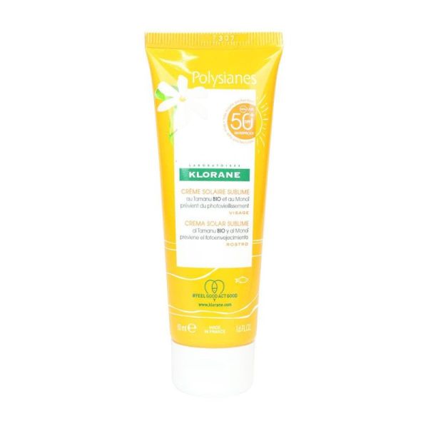 KLORANE SOL CR SPF50+ VISAGE 50ML
