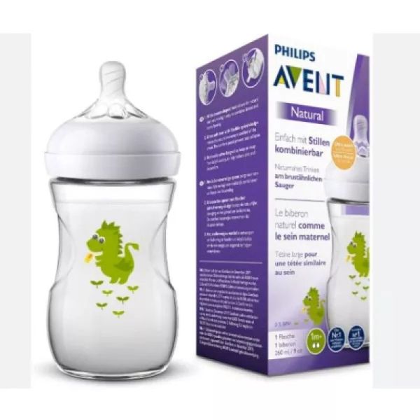 Avent Bib Natural Dragon 260Ml