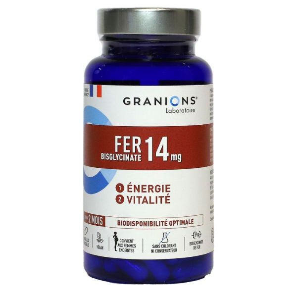 Granions Fer Energie Vitalite Gelule 60