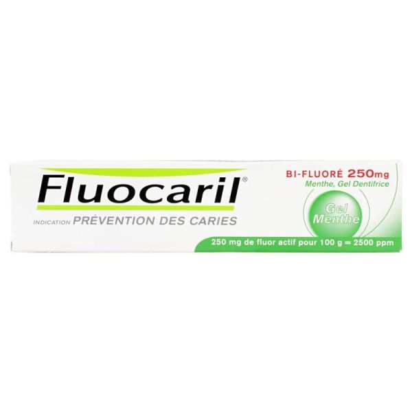 Fluocaril 250 Bif Gel Menthe 125Ml