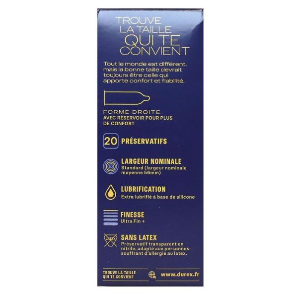 DUREX INTENSITY sans latex X20